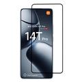 Xiaomi 14T/14T Pro Full Cover Glazen Screenprotector - Zwarte Rand