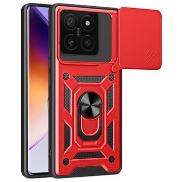 Xiaomi 14T Hybride Hoesje met Roterende Ring en Cameraschild