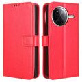 Xiaomi Redmi K80/K80 Pro Portemonnee Hoesje met Magnetische Sluiting - Rood