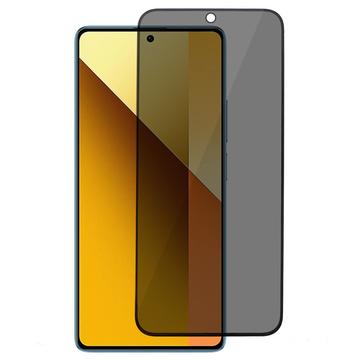 Xiaomi Redmi Note 13 4G Privacy Full Cover Glazen Screenprotector - Zwarte Rand