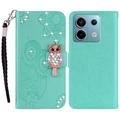 Xiaomi Redmi Note 13 Uil Strass Portemonnee Hoesje