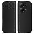 Xiaomi Redmi Note 13 Pro 4G/Poco M6 Pro Flip Hoesje - Koolstofvezel - Zwart