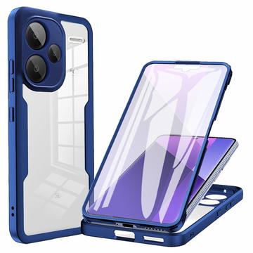 Xiaomi Redmi Note 13 Pro+ 360 Protection Series Hoesje - Blauw / Doorzichtig