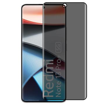 Xiaomi Redmi Note 13 Pro+ Privacy Full Cover Glazen Screenprotector - Zwarte Rand