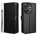 Xiaomi Redmi Turbo 3/Poco F6 Wallet Case met Magnetische Sluiting - Zwart