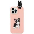 3D Cartoon iPhone 14 Pro Max TPU Hoesje - Hond