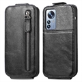 Ritsvak Xiaomi Redmi 10C Verticale Flip Case - Zwart