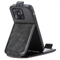 Ritsvak Xiaomi Redmi 10C Verticale Flip Case - Zwart