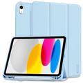 iPad (2022) Tech-Protect SmartCase Pen Tri-Fold Folio Hoesje (Geopende verpakking - Bulkverpakking) - Luchtblauw