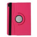 iPad Air 11 (2024) 360 Rotary Folio Hoesje - Fel roze