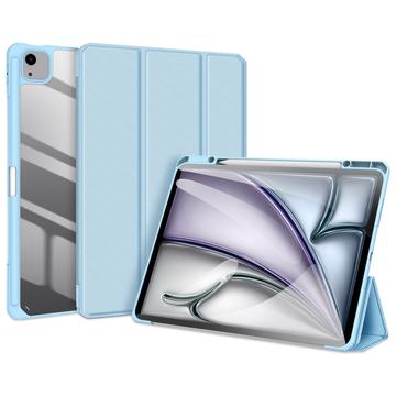 iPad Air 13 (2024) Dux Ducis Toby Tri-Fold Smart Folio Hoesje - Baby Blauw