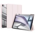 iPad Air 13 (2024) Dux Ducis Toby Tri-Fold Smart Folio Hoesje - Lichtroze