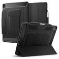 iPad Air 13 (2024) Spigen Rugged Armor Pro Folio Case - Zwart