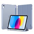 iPad (2022) Tech-Protect SmartCase Pen Hybrid Tri-Fold Folio Case - Kristalblauw