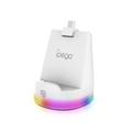 iPega PG-P5P25 RGB Mini magnetische oplaadstandaard voor Playstation Portal-afstandsbediening - Wit