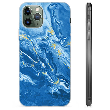 iPhone 11 Pro TPU-hoesje - Kleurrijk Marmer