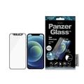 iPhone 12 Mini PanzerGlass Case Friendly Swarovski CamSlider Screenprotector - Zwarte Rand