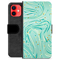 iPhone 12 mini Premium Wallet Hoesje - Groen Mint