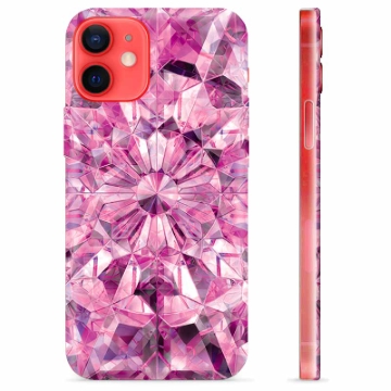 iPhone 12 mini TPU-hoesje - Roze Kristal