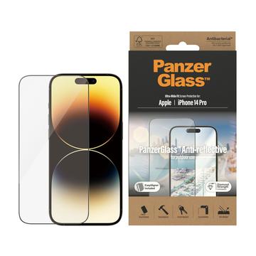 iPhone 14 Pro PanzerGlass Ultra-Wide Fit Anti-Reflective EasyAligner Screenprotector - Zwarte Rand