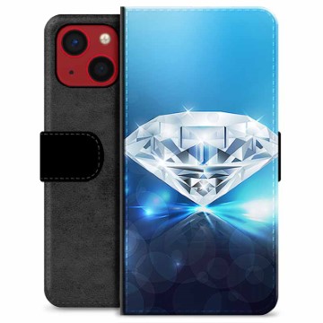 iPhone 13 Mini Premium Portemonnee Hoesje - Diamant