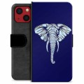 iPhone 13 Mini Premium Portemonnee Hoesje - Olifant