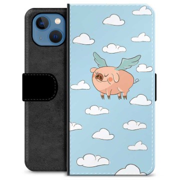 iPhone 13 Premium Wallet Case - Vliegend Varken