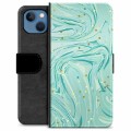 iPhone 13 Premium Wallet Case - Groen Mint