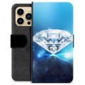 iPhone 13 Pro Max Premium Portemonnee Hoesje - Diamant