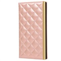 iPhone 13 Pro Wallet Case met Make-upspiegel - Rose Gold