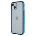 iPhone 14 Magnetisch Hoesje met Gehard Glas - Blauw