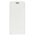 iPhone 14 Max Verticale Flip Case met Kaartsleuf - Wit