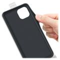 iPhone 14 Max Verticale Flip Case met Kaartsleuf - Wit