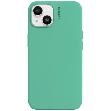 iPhone 14 Nudient Base Silicone Hoesje - Mintgroen