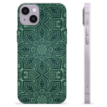 iPhone 14 Plus TPU-hoesje - Groene Mandala