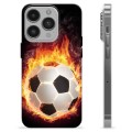 iPhone 14 Pro TPU-hoesje - Voetbal Vlam