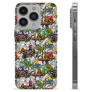 iPhone 14 Pro TPU-hoesje - Graffiti