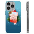 iPhone 14 Pro TPU-hoesje - Winter Piggy