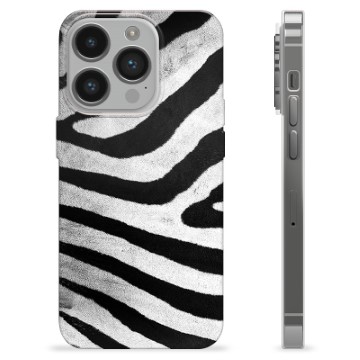 iPhone 14 Pro TPU-hoesje - Zebra