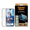 iPhone 15/16 PanzerGlass Gaming Ultra-Wide Fit EasyAligner Glazen Screeprotector - 9H - Zwarte rand