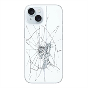 iPhone 15 Back Cover Reparatie - Alleen glas - Blauw