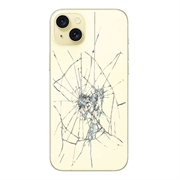 iPhone 15 Back Cover Reparatie - Alleen glas - Geel