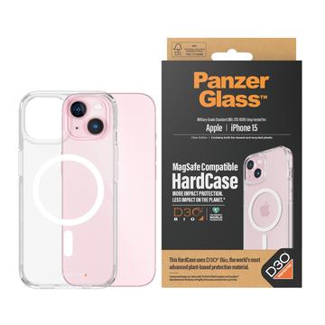 iPhone 15 PanzerGlass HardCase MagSafe hoesje compatibel met D3O - Helder