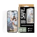 iPhone 15 Plus/16 Plus PanzerGlass Safe Ultra-Wide Fit Glazen Screenprotector - 9H - Helder