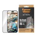 iPhone 15 Plus PanzerGlass Re:fresh Ultra-Wide Fit Screenprotector m. EasyAligner - Zwarte rand