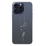 iPhone 15 Pro Back Cover Reparatie - Alleen glas - Blauw