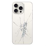 iPhone 15 Pro Back Cover Reparatie - Alleen glas - Wit