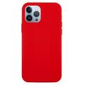 iPhone 15 Pro Liquid Silicone Hoesje - Rood