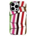 iPhone 15 Pro Max Stripes Afneembare 2-in-1 Hybride Hoesje - Kleurrijk