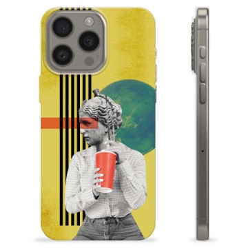 iPhone 15 Pro Max TPU-hoesje - Retro-kunst